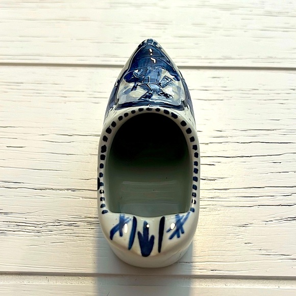 Delft Porcelain Windmill Boot - Picture 4 of 12